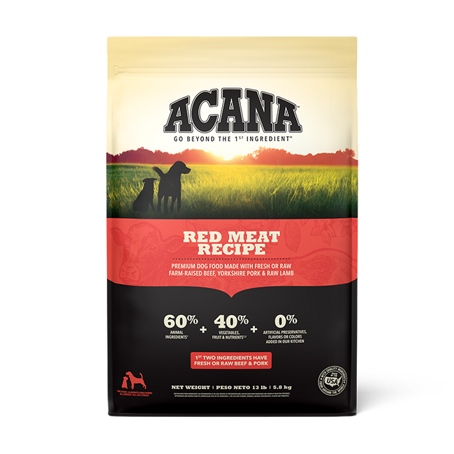 アカナ　RED MEAT RECIPE 2kg✖️2袋 楽天市場】アカナ レッドミートレシピ 2kg (正規品) 全犬種 全